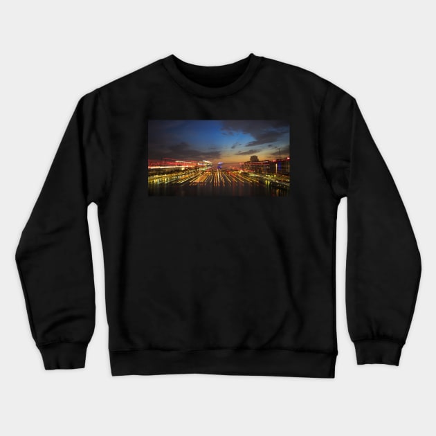 Sunset at Victoria Dock (Star Wars edition) Crewneck Sweatshirt by Z Snapper